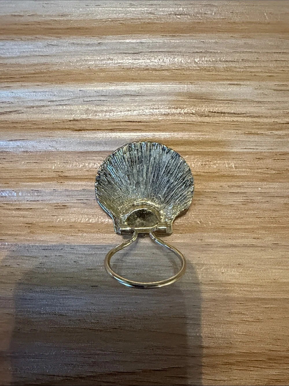 Gold Shell Tie Clip